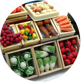 click here to see our polymerclay made miniature models of fruits and vegetables polymerclay made models of fruits and vegetables